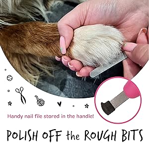 Bugalugs Nail Clippers With Nail File For Dogs