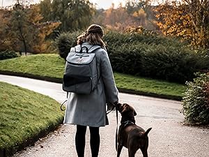 dog walking hiking bag travel