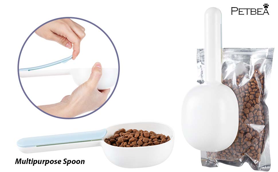 Multipurpose pet scoop, spoon