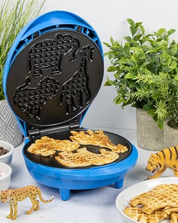 Safari Waffle Maker sea life waffle maker kids childrens waffles party lion elephant giraffe