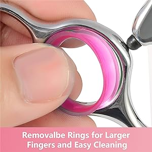 curved scissors for dog grooming -15