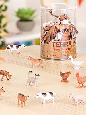 horse toy schleich animal farm breyer figurine plastic Melissa doug miniature toddler kids barn wood