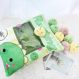 HXPLN dinosaur plush cushion