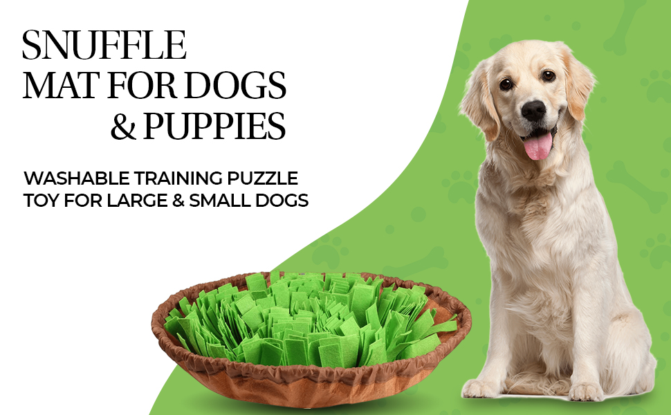 Snuffle Mat for Small Dogs, Mind Puzzle Games for Dogs and Cats