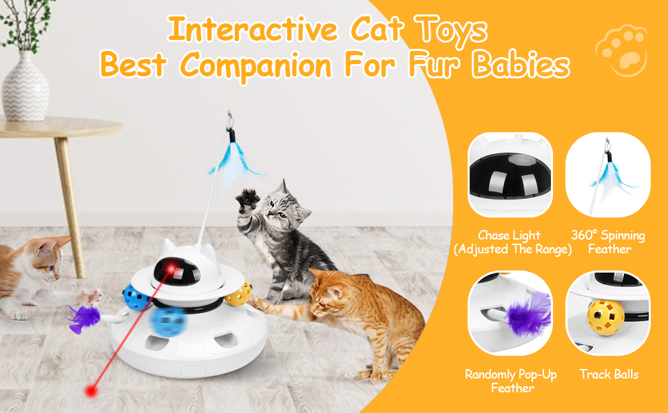 Interactive Cat Toys  Best Companion for Fur Babies