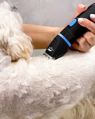 animal planet cordless rechargeable dog clipper set with 4 attachments