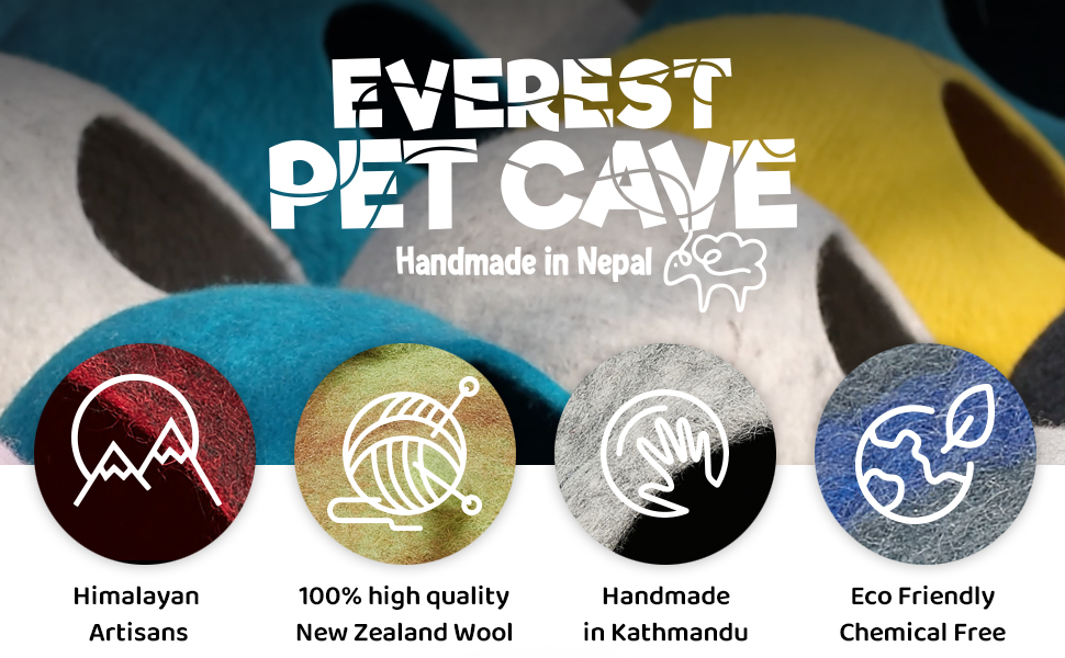 Everest Pet Cave. Handmade in Nepal