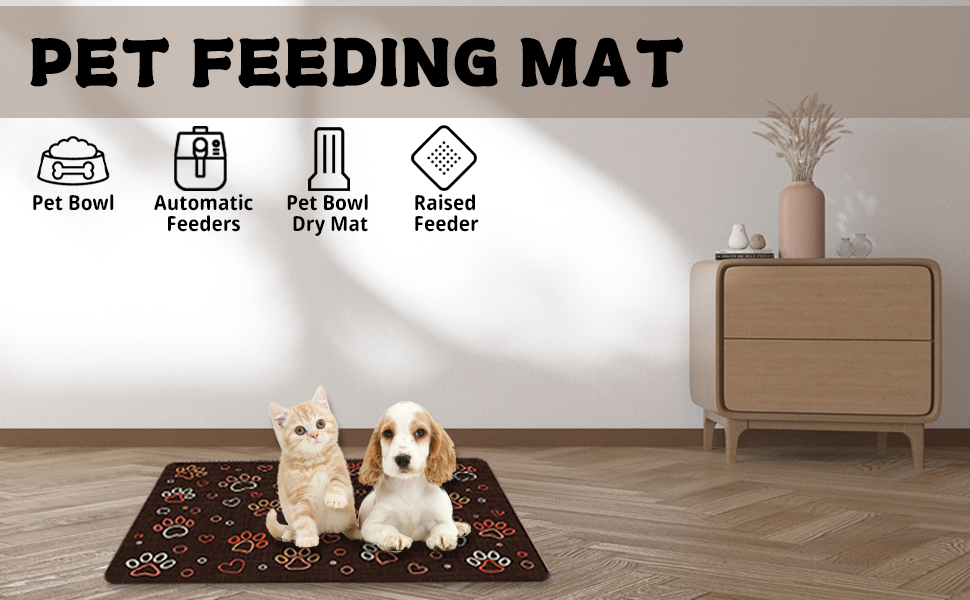 dog food mat