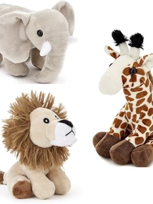 Wild Multi Set plush teddy toy stuffed animal gift idea christmas birthday childrens