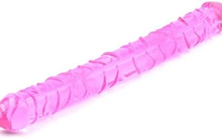 BeHorny Realistic Penis Shape Double Ended Dildo, Pink