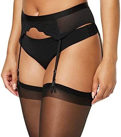 Iris & Lilly Women's Lace Suspenders