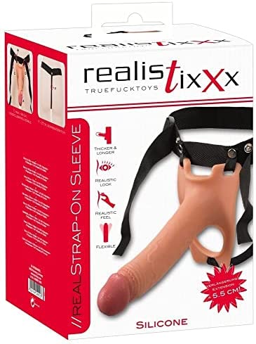 Realistixxx Strap-On Penis Sleeve-05360910000 Skin Color Light One Size