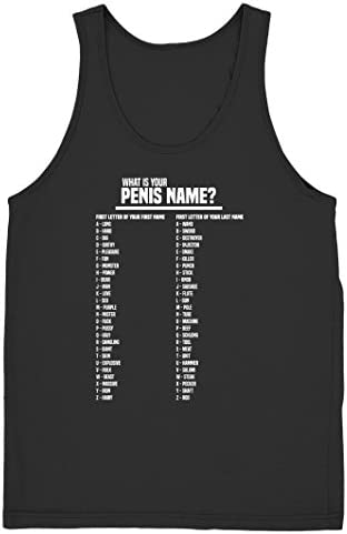 What is Your Penis Name? Mens Womens Ladies Unisex Vest Tank Top