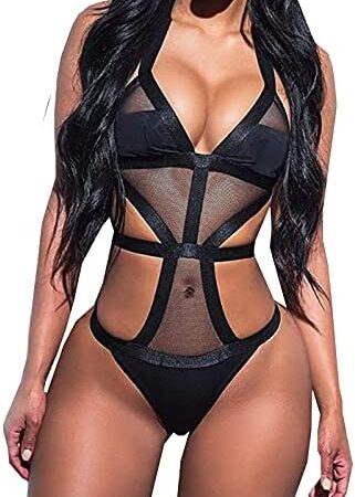 AMhomely UK Stock Sale Women's Fashion Sexy Two-Piece Lace Embroidery Hollow Sexy Lingerie Set Babydoll Sleepwear Nightwear Set Ladies Comfort Cotton Everyday Bra Gift for her Girls