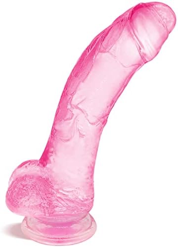8.6 Inch Realistic Big Pink Dildo for Mens Women Sex, Adult Gay Sex Anal Toys Suction Cup Silicone Massive Dildos for Hands-Free Play, Mens Huge Dildo Erotic Sex Toy Toys4couples for Men Women Couple