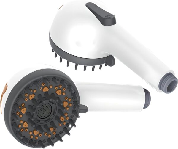 Pet Dog Grooming Shower Head with Massage Functionality and Water-Saving Pause Feature