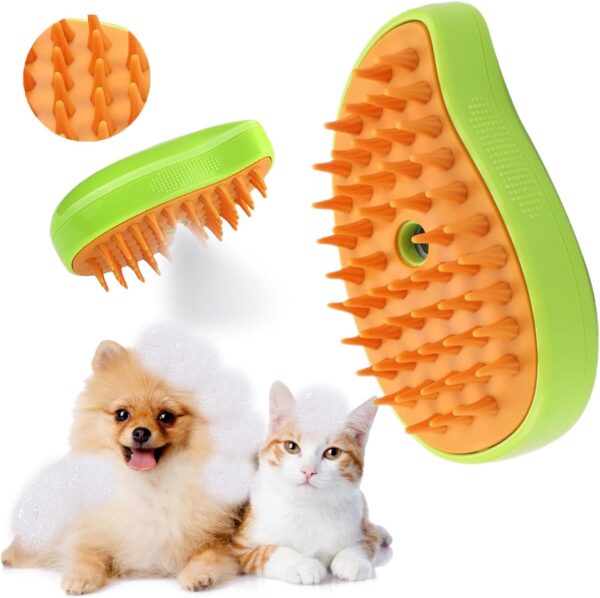 DONGTATA 3 in 1 Cat Dog Steamy Brush Steam Grooming Brush Pet Hair Removal Comb for Massage cat dog comb for grooming cat hair brush Cat Brush Soothing Body