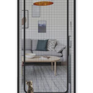 Cat screen Door Fits Door Size 140cm x 240cm, Heavy Duty Pet Screen Door, Prevent Dogs Cats from Running around, Pet Partition Mesh Door Screen, Double Zip