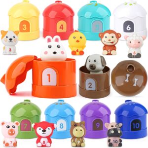 Dreamon Farm Animals Learning Toys for 2 3 4 Years Old Montessori Educational Toys for Toddlers - Early Development Activity Sorting Toys for Preschool Kids Boys Girls