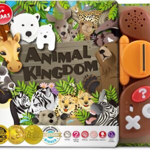 BEST LEARNING Book Reader Animal Kingdom - Educational Talking Sound Toy to Learn About Animals with Quiz Games for Kids Ages 3 to 8 Years Old