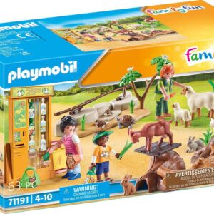 Playmobil 71191 Family Fun Petting Zoo, Playset with Animals, Fun Imaginative Role-Play, Playset Suitable for Children Ages 4+