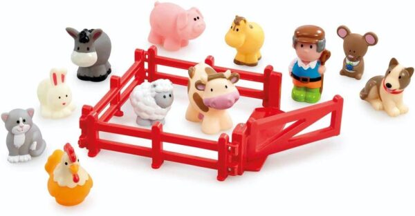 HappyLand Sunny Farm Playset For Children From 18 Months To 5 Years Farm Toys Toys Early Learning Centre ELC Farm Animal Set Happy Land Toy Sets Farm House Playset Kids Toddlers Farmyard