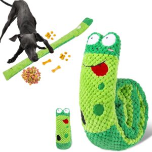 Radsocken Dog Toys Interactive Dog Toys for Boredom, Squeaky Dog Toys Puppy Teething Toys Dog Snuffle Toys for Foraging Instinct Training Dental Care Dog Chew Toys for Pets Small and Medium Dogs