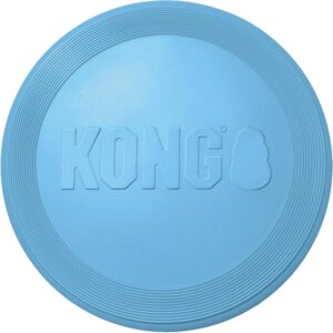 KONG - Puppy Flyer - Teething Rubber, Flying Disc Dog Toy - For Small Puppies (Assorted Colours)