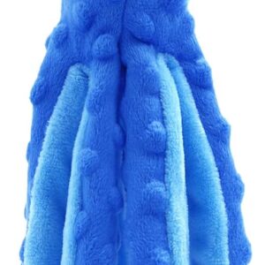 Plush Dog Toy Octopus Dog Squeaky Toy Dog Plush Toy No Stuffing Pet Puppy Soft Toy Interactive Chew Toy for Small to Medium Dogs Training and Playing, Reduce Boredom, Stress Relief Dog Chew Toy (Blue)