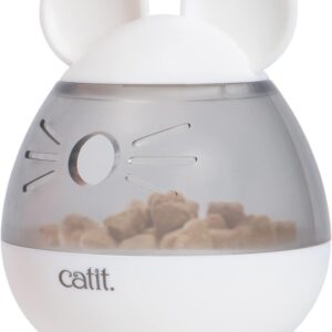 Catit PIXI Treat Dispenser, Interactive Treat Dispensing Cat Toy, Mouse