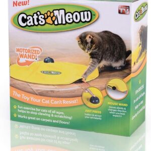 Buyter Cat's Meow Undercover Toy Moving Panic Mouse Interactive Play for Kitten