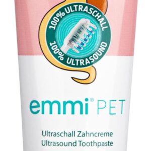 Emmi-pet Dog Toothpaste for Ultrasonic Toothbrush - Dog Toothpaste - Vegan, Free from Nanomaterials & Microplastics - Without Animal Testing - 75 ml