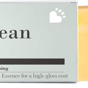 Be:Clean - Dog Shampoo Bar for Clean Skin, Glossy Coat, and Fresh Scent, Tested on Humans, Natural Grooming Care with Cleansing and Antibacterial Ingredients, Made in the UK - Be:Loved (110g)