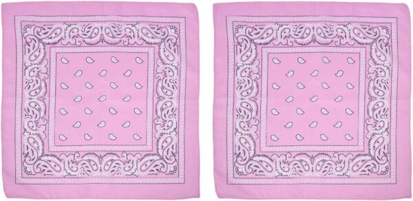 Bohue 2Pcs Pet Bandana Cat Bib Polyester Dog Saliva Scarf Pet Supplies Handkerchiefs Scarfs for Small Medium Large Dog Cat (Pink)