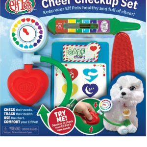 Elf Pets Cheer Checkup Set | Elf on the Shelf Pet Accessory Props Kit | Elf Reindeer St Bernard Arctic Fox | Elf Pet Care Kit Medical Equipment | (Elf Pets Not Included)