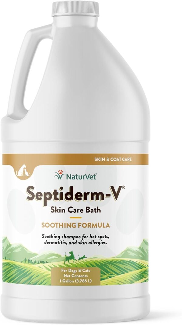 NaturVet Septiderm-V Skin Care Bath for Pets,-Gallon