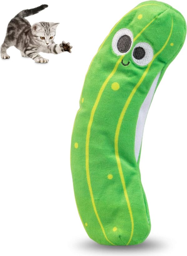 Pet Craft Supply Wiggle Pickle and Shimmy Shark Flipper Flopper Interactive Electric Realistic Flopping Wiggling Moving Fish Potent Catnip and Silvervine Cat Toy, Multi (8727) for All Breed Sizes.