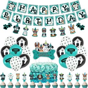 Pet Dog Birthday Party Decorations Dog Birthday Decoration Pet Dog Birthday Party Supplies Dog Balloons Birthday Pet Dog Birthday Balloons Dog Cake Topper Pet Dog Birthday Banners Dog Balloons