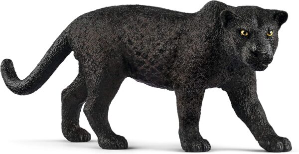 SCHLEICH 14774 Black panther Wild Life Toy Figurine for children aged 3-8 Years