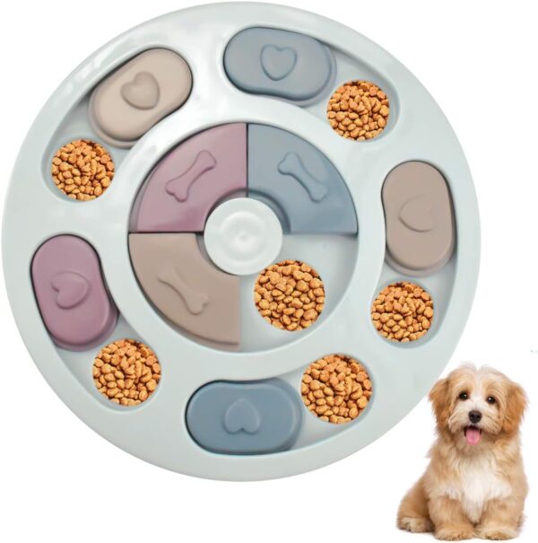 Slow Feeder Dog Bowl Dog Food Bowl Dog Bowls to Slow Down Eating Plastic Dog Slow Feeder Bowl Cat Feeding Bowl Puppy Accessories Pet Dog Accessories