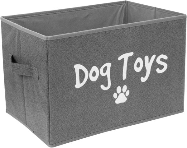 Smart Choice Dog Toy Box, Grey