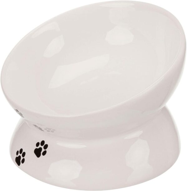 Trixie Ceramic Cat Feeder White